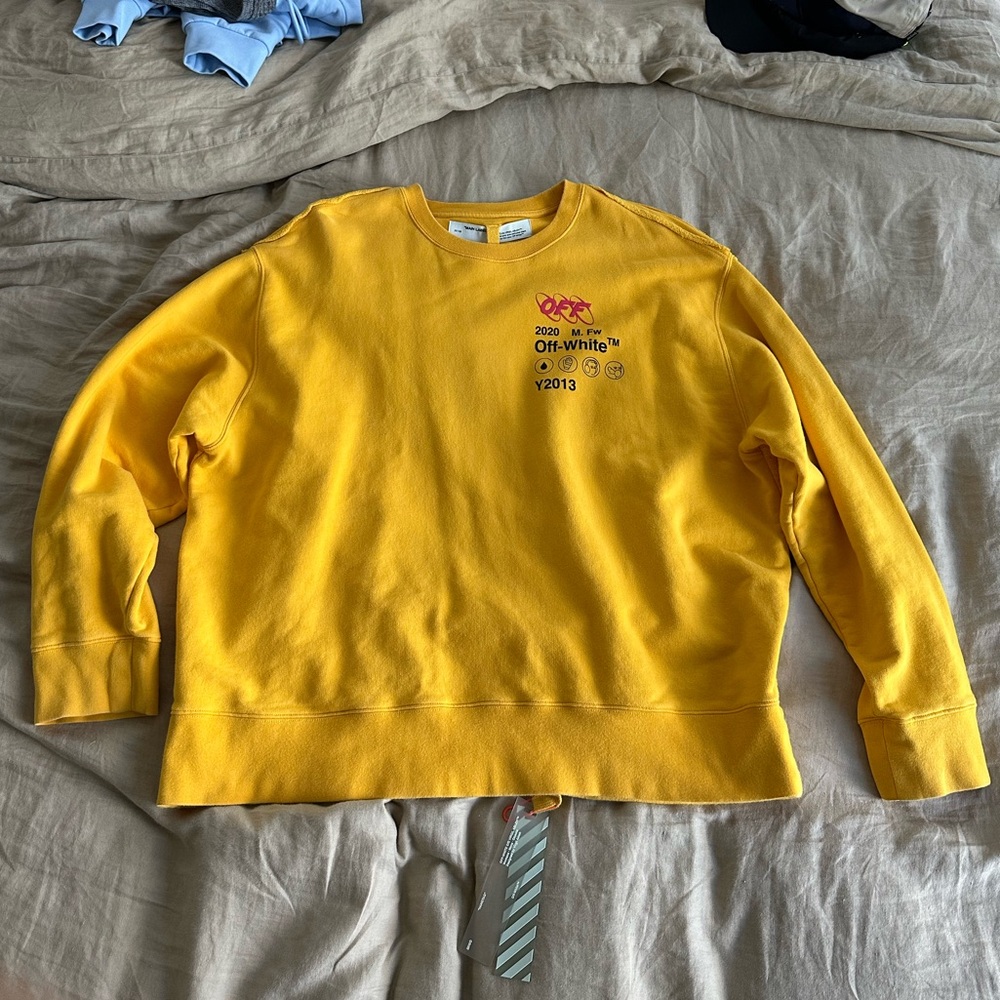 10/10 Off-White crewneck sweatshirt sz XL worn a couple times